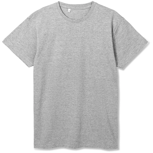 Футболка унисекс T-Bolka 180, серый меланж Футболка унисекс T-Bolka 180, серый меланж