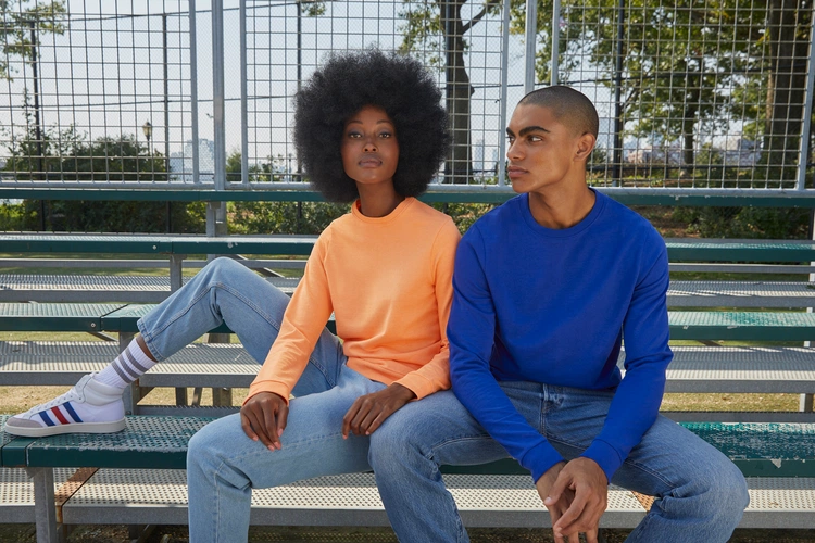 Свитшот унисекс Set In, белый Свитшот унисекс Set In, белый