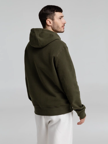 Толстовка на молнии с капюшоном унисекс King, хаки Толстовка на молнии с капюшоном унисекс King, хаки