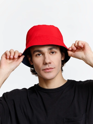 Панама Nylon двусторонняя, темно-синяя с красным Панама Nylon двусторонняя, темно-синяя с красным