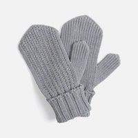 Варежки Nordkyn, светло-серый меланж