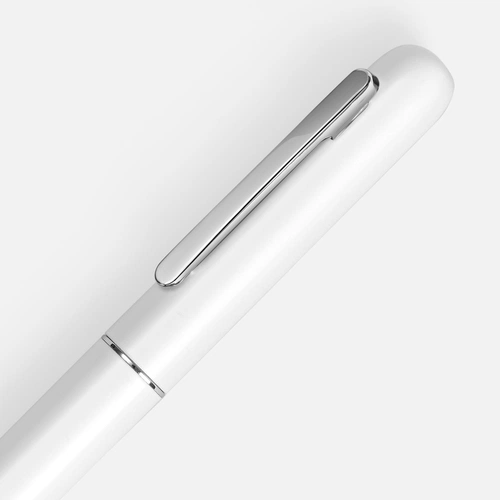 Ручка шариковая Scribo, матовая белая Ручка шариковая Scribo, матовая белая