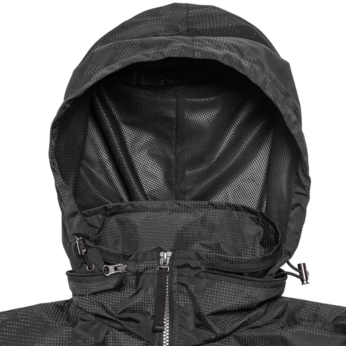 Ветровка светоотражающая Lattvind, черная Ветровка светоотражающая Lattvind, черная