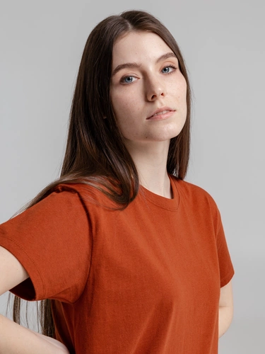 Футболка Imperial 190, коричневая (терракотовая) Футболка Imperial 190, коричневая (терракотовая)