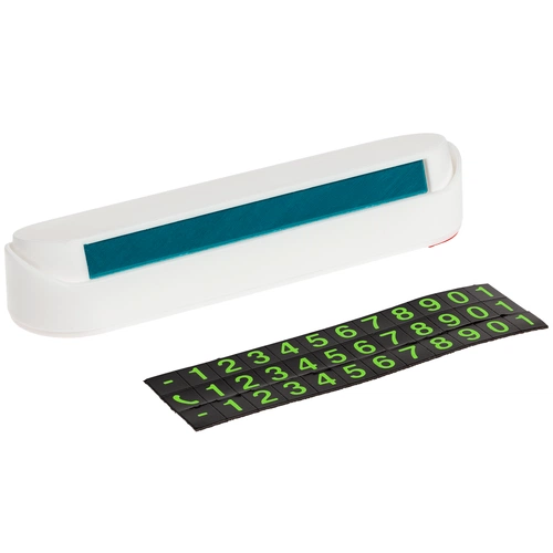 Парковочная визитка Litera, белая Парковочная визитка Litera, белая