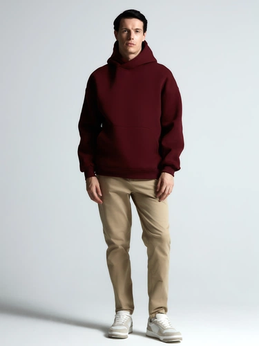 Худи Kulonga Oversize, бордовое Худи Kulonga Oversize, бордовое