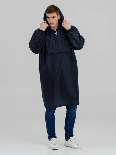 Дождевик-анорак Alatau, темно-синий, единый размер Дождевик-анорак Alatau, темно-синий, единый размер