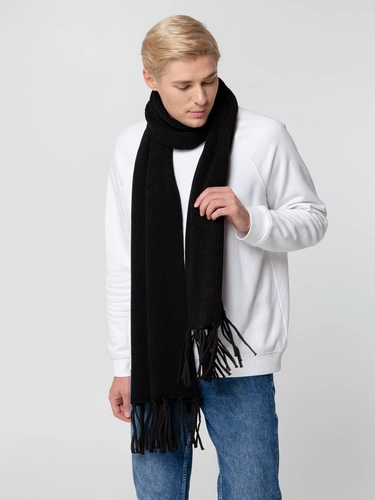 Шарф Flette, черный Шарф Flette, черный