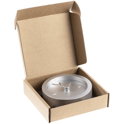 Часы настольные Bronco XXS Sparky, серебристые Часы настольные Bronco XXS Sparky, серебристые