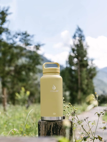 Термобутылка Fujisan XL, желтая Термобутылка Fujisan XL, желтая