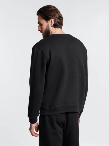 Свитшот унисекс Delta, черный Свитшот унисекс Delta, черный