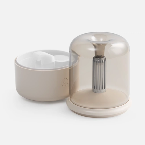 Увлажнитель-ароматизатор с подсветкой mistFlicker, молочно-белый Увлажнитель-ароматизатор с подсветкой mistFlicker, молочно-белый