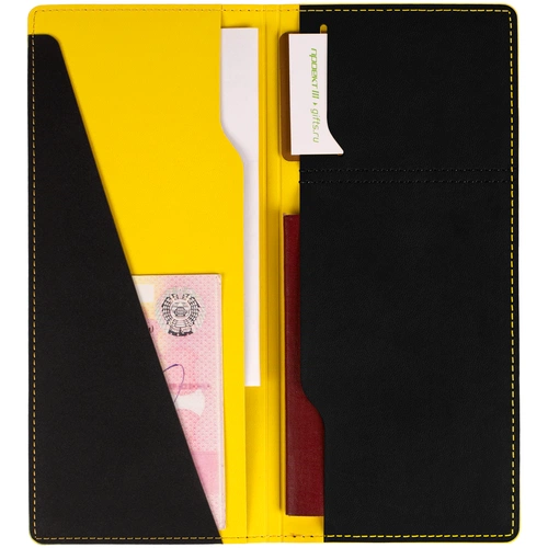 Дорожный органайзер Multimo, черный с желтым Дорожный органайзер Multimo, черный с желтым