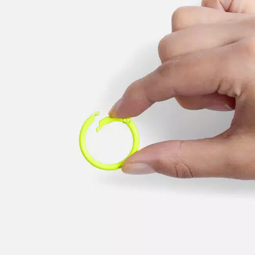 Карабин-кольцо Claus, L, желтый неон Карабин-кольцо Claus, L, желтый неон