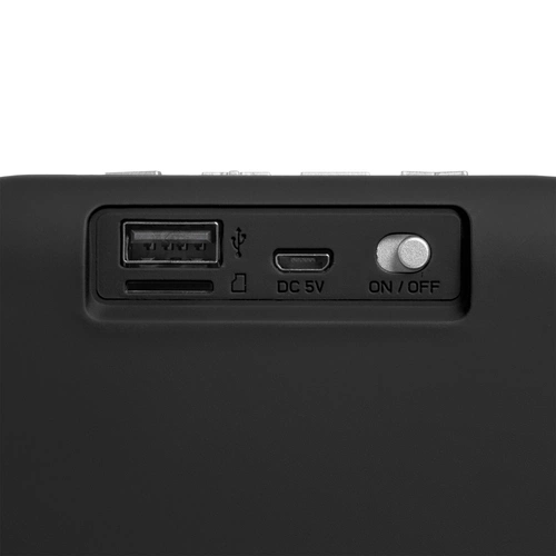 Беспроводная колонка Borsetta, черная Беспроводная колонка Borsetta, черная