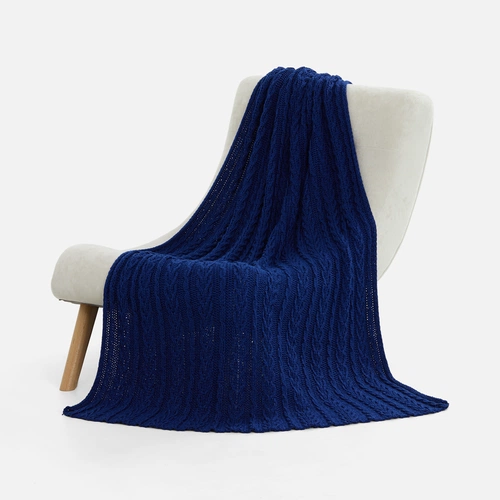 Плед Eloisa, темно-синий (кобальт) Плед Eloisa, темно-синий (кобальт)