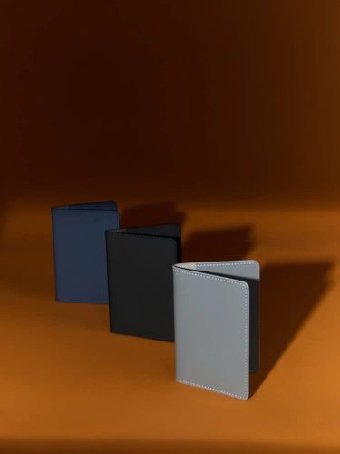 Обложка для паспорта Alaska, серая Обложка для паспорта Alaska, серая