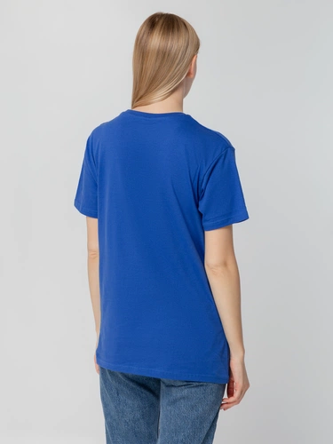 Футболка унисекс T-bolka 140, ярко-синяя Футболка унисекс T-bolka 140, ярко-синяя