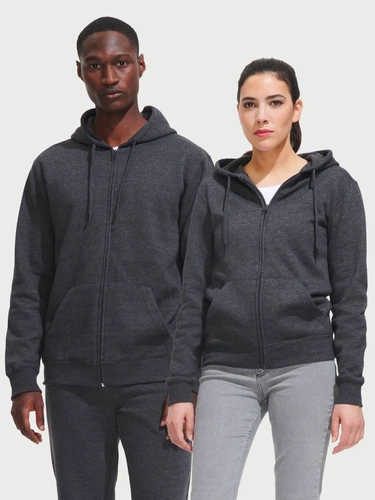 Толстовка женская на молнии с капюшоном Seven Women, красная Толстовка женская на молнии с капюшоном Seven Women, красная