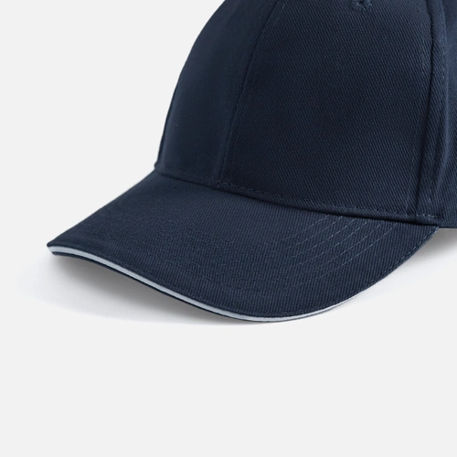 Бейсболка Buffalo, темно-синяя с белым Бейсболка Buffalo, темно-синяя с белым