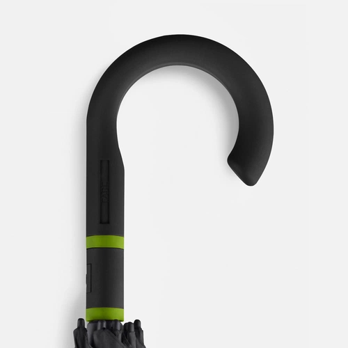 Зонт-трость с цветными спицами Color Style, зеленое яблоко, с черной ручкой Зонт-трость с цветными спицами Color Style, зеленое яблоко, с черной ручкой