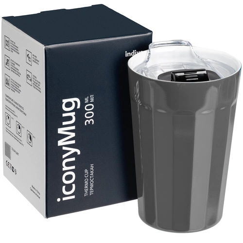 Термостакан iconyMug, серый Термостакан iconyMug, серый