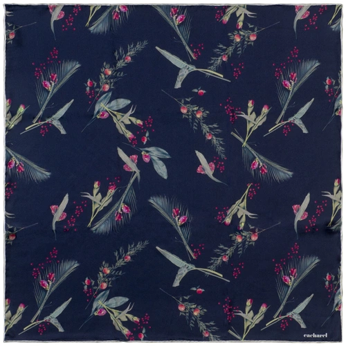 Платок Iris Silk, темно-синий Платок Iris Silk, темно-синий