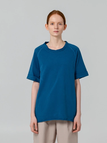 Футболка унисекс Vozduh 1.0, синяя Футболка унисекс Vozduh 1.0, синяя