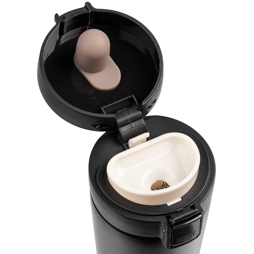 Термостакан с ситечком No Leak Infuser, черный Термостакан с ситечком No Leak Infuser, черный