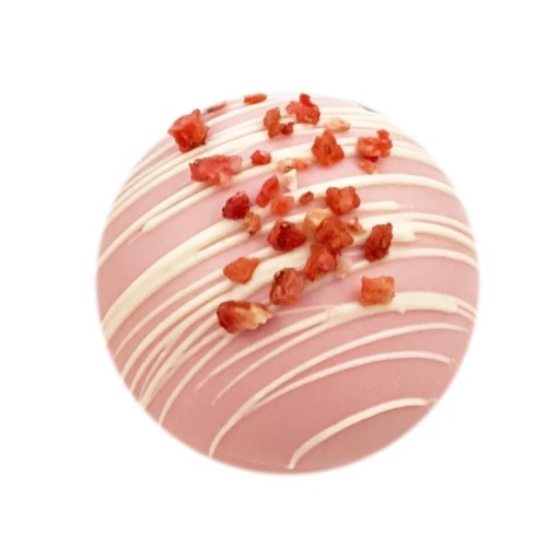 Шоколадная бомбочка «Клубника» Шоколадная бомбочка «Клубника»