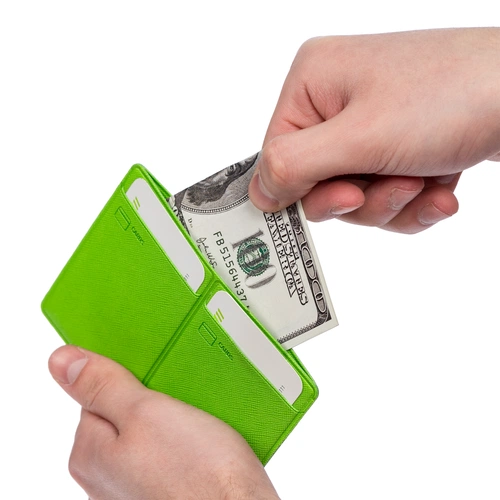 Обложка для автодокументов Devon Light, зеленая Обложка для автодокументов Devon Light, зеленая