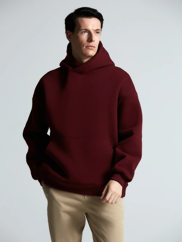 Худи Kulonga Oversize, бордовое Худи Kulonga Oversize, бордовое