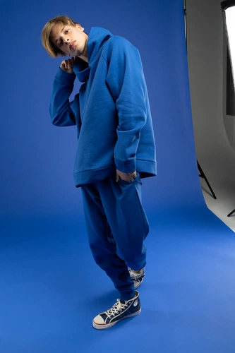 Худи унисекс H1, синее Худи унисекс H1, синее