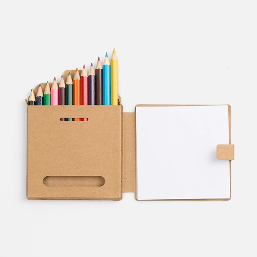 Набор цветных карандашей с блокнотом Pencilvania Traveler Набор цветных карандашей с блокнотом Pencilvania Traveler