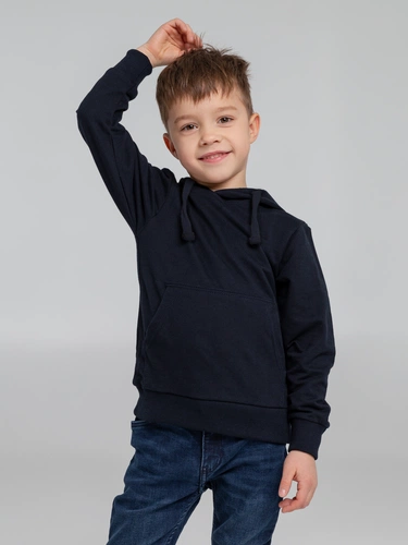 Худи детское Kirenga Kids 2.0, темно-синее Худи детское Kirenga Kids 2.0, темно-синее