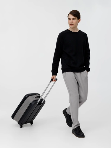Чемодан Bonfold, черный с серым Чемодан Bonfold, черный с серым