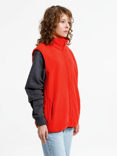 Жилет флисовый унисекс Nesse, красный Жилет флисовый унисекс Nesse, красный