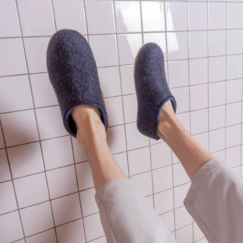 Домашние валенки Cant, темно-синие (клякса) Домашние валенки Cant, темно-синие (клякса)