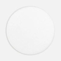 Наклейка тканевая Lunga Round, M, белая