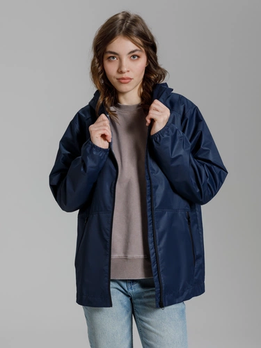 Куртка унисекс Nordvind DWR, темно-синяя Куртка унисекс Nordvind DWR, темно-синяя