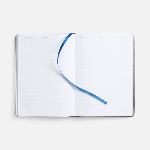 Ежедневник Metal Frame на заказ, датированный, синий Ежедневник Metal Frame на заказ, датированный, синий