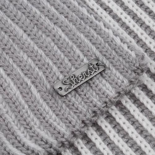 Шапка Nobilis, белая с серым Шапка Nobilis, белая с серым