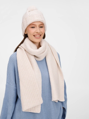 Шапка Frissonelle, жемчужно-белая Шапка Frissonelle, жемчужно-белая