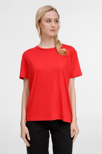 Футболка унисекс Senti, красная Футболка унисекс Senti, красная