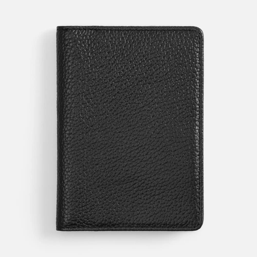 Обложка для паспорта Unison, черная Обложка для паспорта Unison, черная