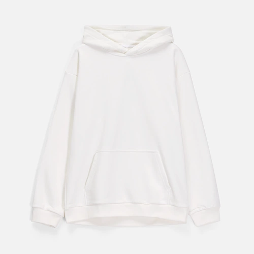 Худи унисекс оверсайз Songo, молочно-белое Худи унисекс оверсайз Songo, молочно-белое