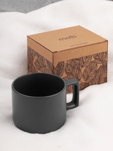 Чашка Jumbo в коробке матовая, темно-серая Чашка Jumbo в коробке матовая, темно-серая