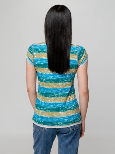 Футболка женская Rayet Lady двусторонняя, голубая с зеленым Футболка женская Rayet Lady двусторонняя, голубая с зеленым