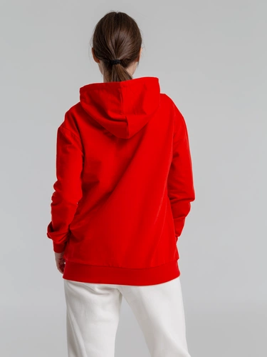Толстовка с капюшоном Unit Kirenga, красная Толстовка с капюшоном Unit Kirenga, красная