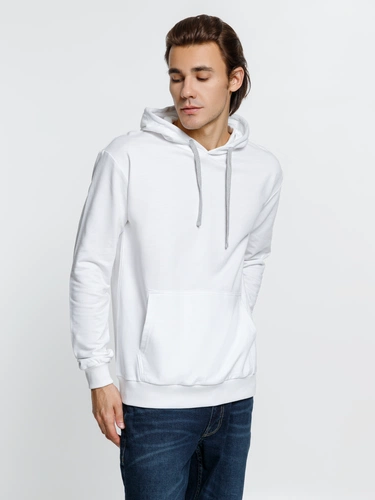 Толстовка с капюшоном Kirenga, белая (белоснежная) Толстовка с капюшоном Kirenga, белая (белоснежная)